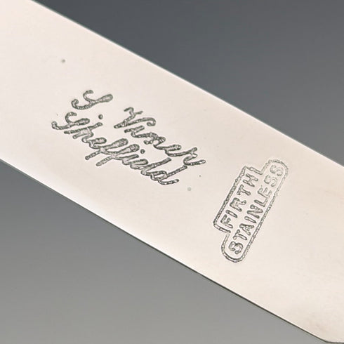 1950年頃 英国ヴィンテージ 白蝶貝ハンドル ステンレスブレード 小型カトラリー6ペア